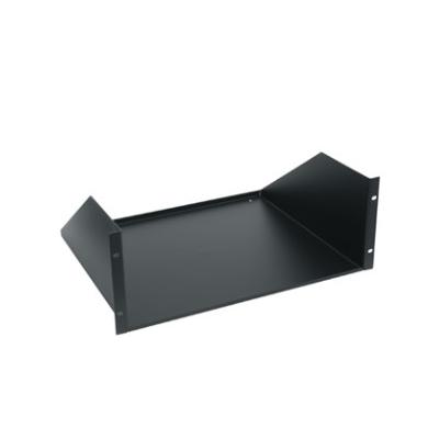 4RU 15.5inD Utility Rackshelf BLK